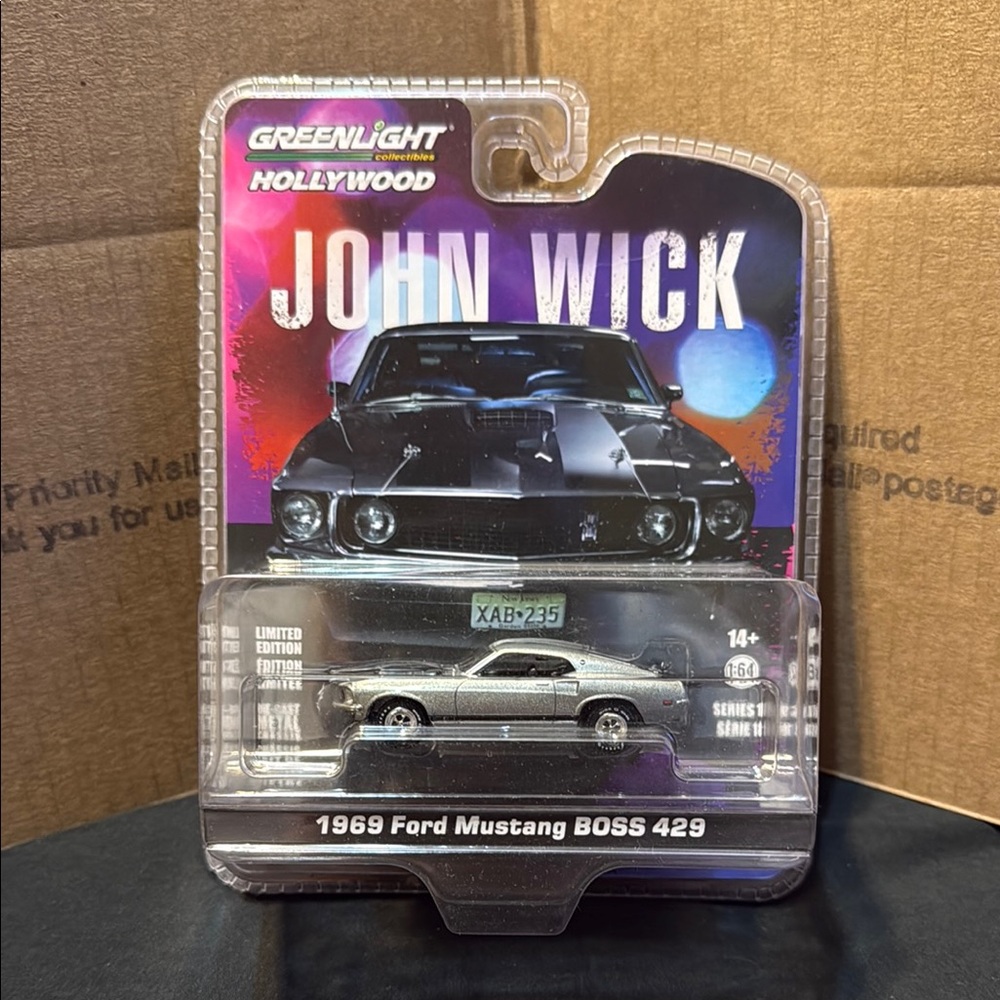 John Wick 1969 Ford Mustang BOSS 429 Diecast